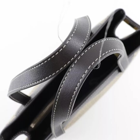 CELINE Macadam Handbag Brown canvas/Calfskin Women - Picture 10 of 16